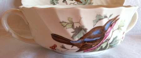 American Birds Flat Cream Soup Bowl