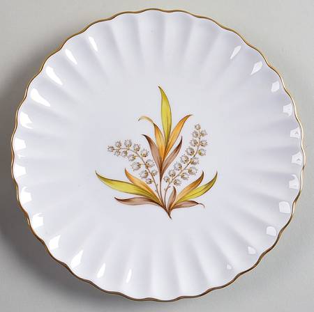 Andromeda Brown and Yellow Bread & Butter Plate