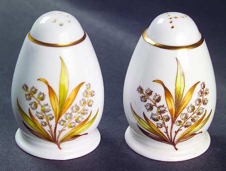 Andromeda Brown and Yellow Salt & Pepper Set