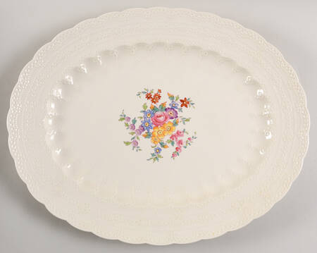 Ann Hathaway (Jewel) 17" Oval Serving Platter