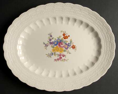 Ann Hathaway (Jewel) 15" Oval Serving Platter