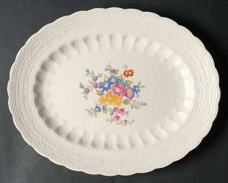 Ann Hathaway (Jewel) 13" Oval Serving Platter