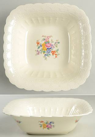 Ann Hathaway (Jewel) 9" Square Vegetable Bowl