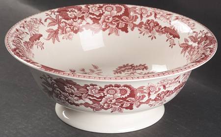 Archive Collection Cranberry 40 Oz Pitcher and Bowl, Bowl Only