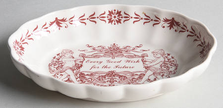 Archive Collection Cranberry 6' Oval Tray
