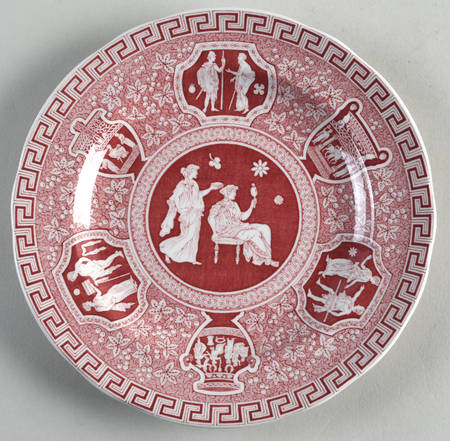 Archive Collection Cranberry Salad Plate