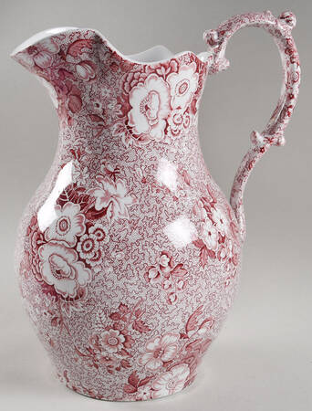 Archive Collection Cranberry 128 Oz Pitcher and Bowl, Pitcher Only