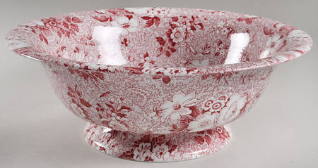 Archive Collection Cranberry 128 Oz Pitcher and Bowl, Bowl Only