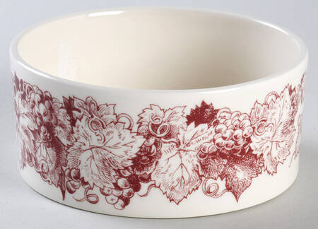 Archive Collection Cranberry 4" Round Box No Lid