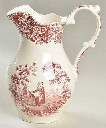 Archive Collection Cranberry 40 Oz Pitcher Oz (For Bowl Set)