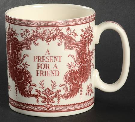 Archive Collection Cranberry Mementos Mug