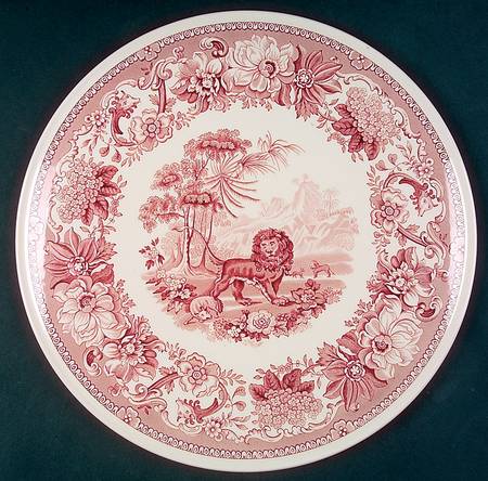 Archive Collection Cranberry Cake Plate
