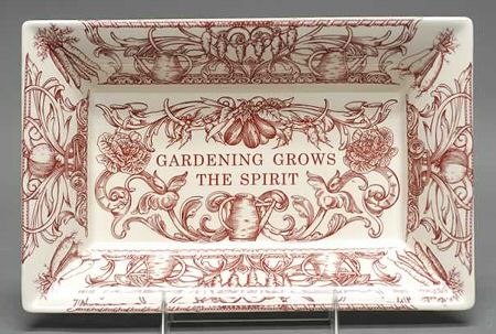 Archive Collection Cranberry Rectangular Tray
