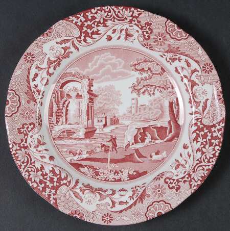 Archive Collection Cranberry Salad Plate