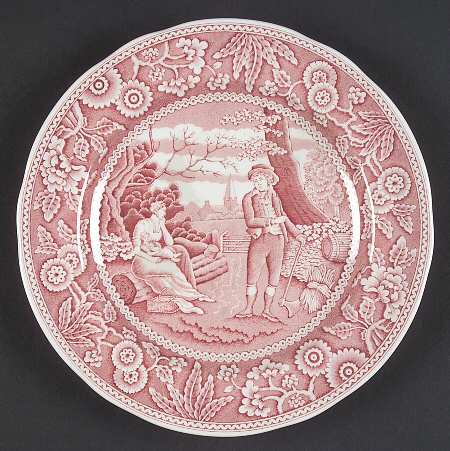 Archive Collection Cranberry Salad Plate