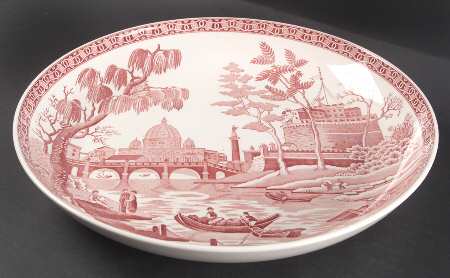 Archive Collection Cranberry 11" Pasta Serving Bowl