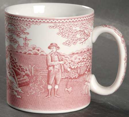 Archive Collection Cranberry Mug