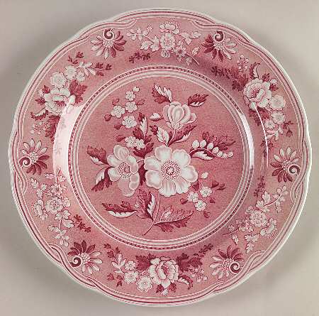 Archive Collection Cranberry Luncheon Plate