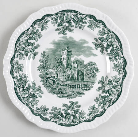 Archive Collection Green Large Dinner Plate