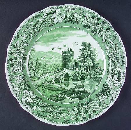 Archive Collection Green Dinner Plate