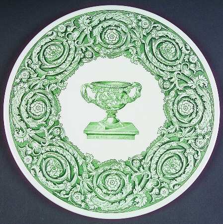 Archive Collection Green Cake Plate