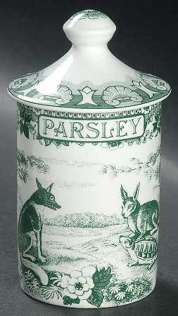 Archive Collection Green Spice Jar Set Individual Jar & Lid