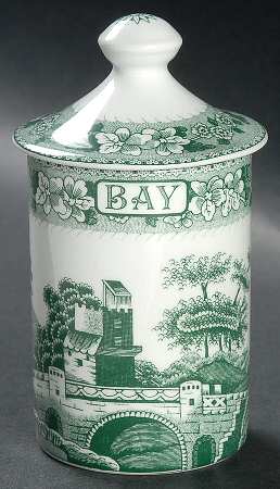 Archive Collection Green Spice Jar Set Individual Jar & Lid