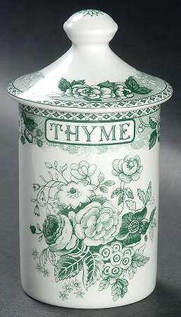 Archive Collection Green Spice Jar Set Individual Jar & Lid