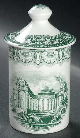 Archive Collection Green Spice Jar Set Individual Jar & Lid