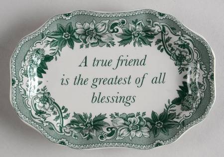 Archive Collection Green Miniature Oval Serving Platter