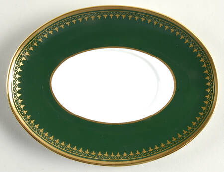Ashdown Leather Green Underplate for Gravy Boat