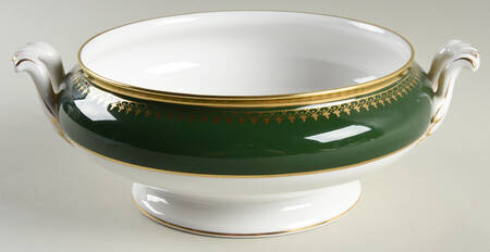Ashdown Leather Green Round Vegetable No Lid