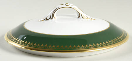 Ashdown Leather Green Lid for Round Vegetable