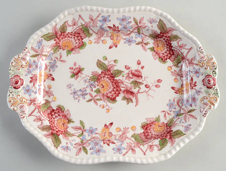 Aster Red (Gadroon) Small Tureen Underplate