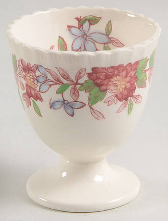 Aster Red (Gadroon) Single Egg Cup