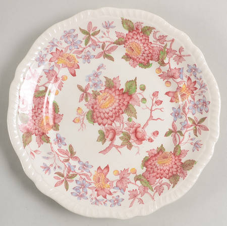 Aster Red (Gadroon) Salad Plate