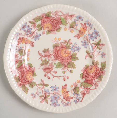 Aster Red (Gadroon) Bread & Butter Plate