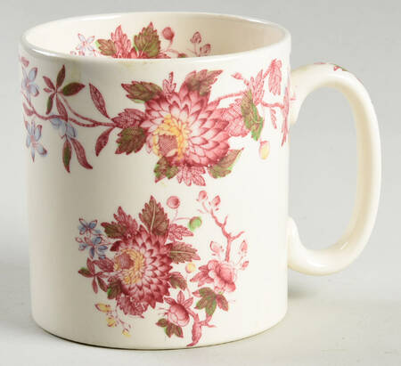 Aster Red (Gadroon) Mug