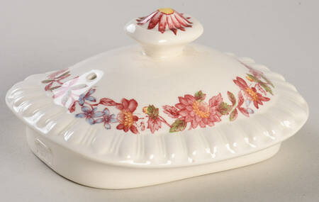 Aster Red (Gadroon) Lid for Teapot