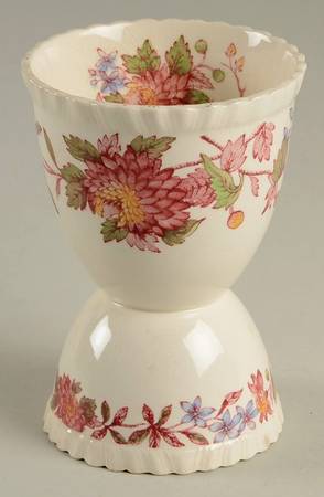 Aster Red (Gadroon) Double Egg Cup
