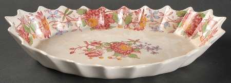 Aster Red (Gadroon) Jubilee Platter