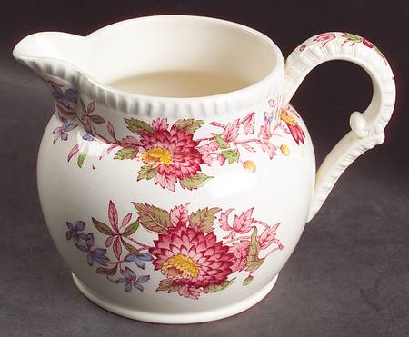 Aster Red (Gadroon) 16 Oz Milk Jug