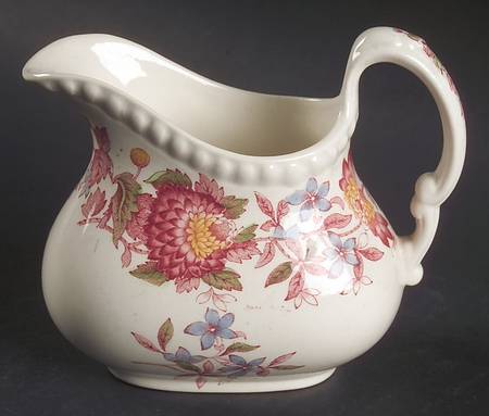 Aster Red (Gadroon) Creamer