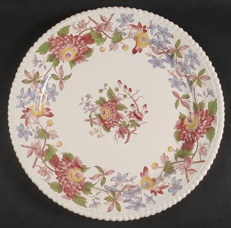 Aster Red (Gadroon) 15" Chop Plate (Round Platter)