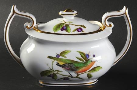 Audubon Birds Sugar Bowl & Lid