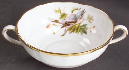 Audubon Birds Flat Cream Soup Bowl