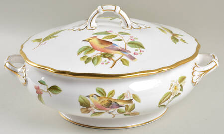 Audubon Birds Round Covered Vegetable