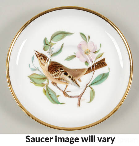 Audubon Birds Saucer for Flat Demitasse Cup