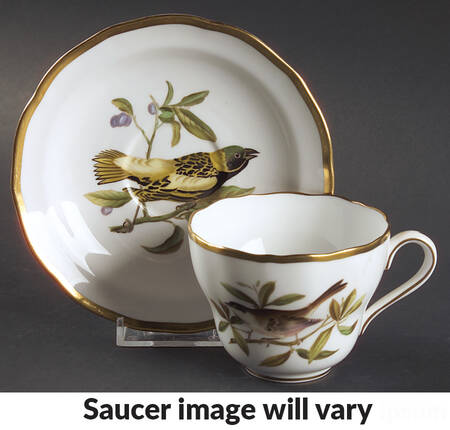 Audubon Birds Flat Cup & Saucer Set