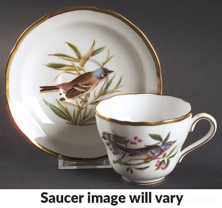 Audubon Birds Flat Cup & Saucer Set